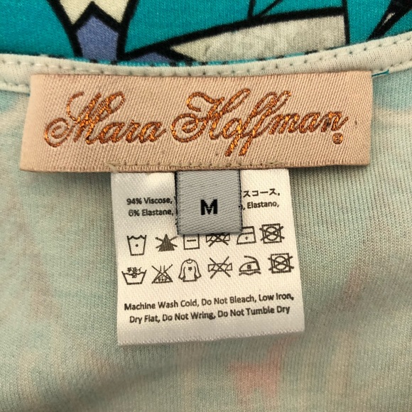 Mara Hoffman Fitted Mini Dress Jungle Trip Medium - Picture 8 of 10